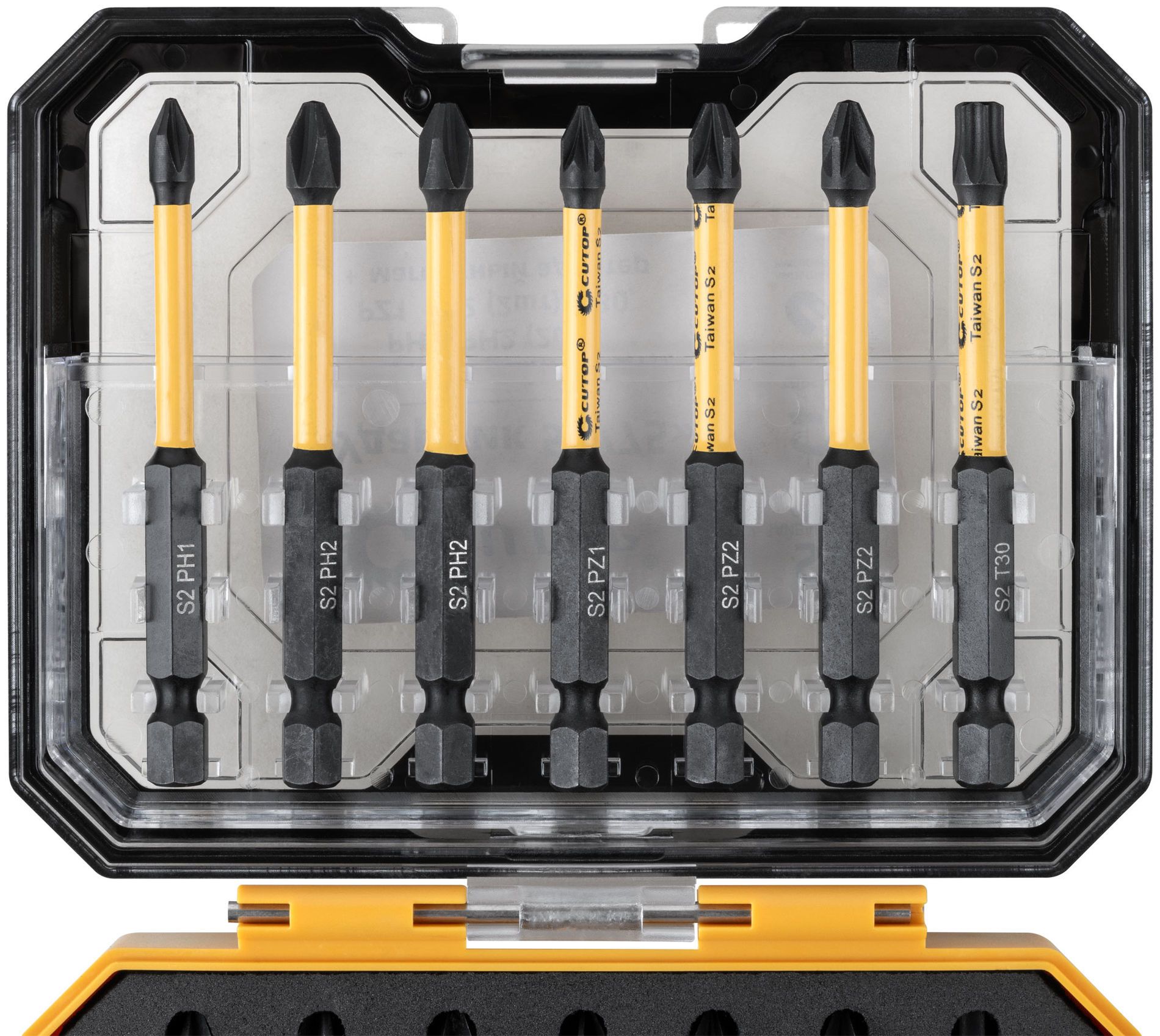 Набор торсионных бит Ударник 50/75 Cutop profi plus 83-992, 15 предметов - фото